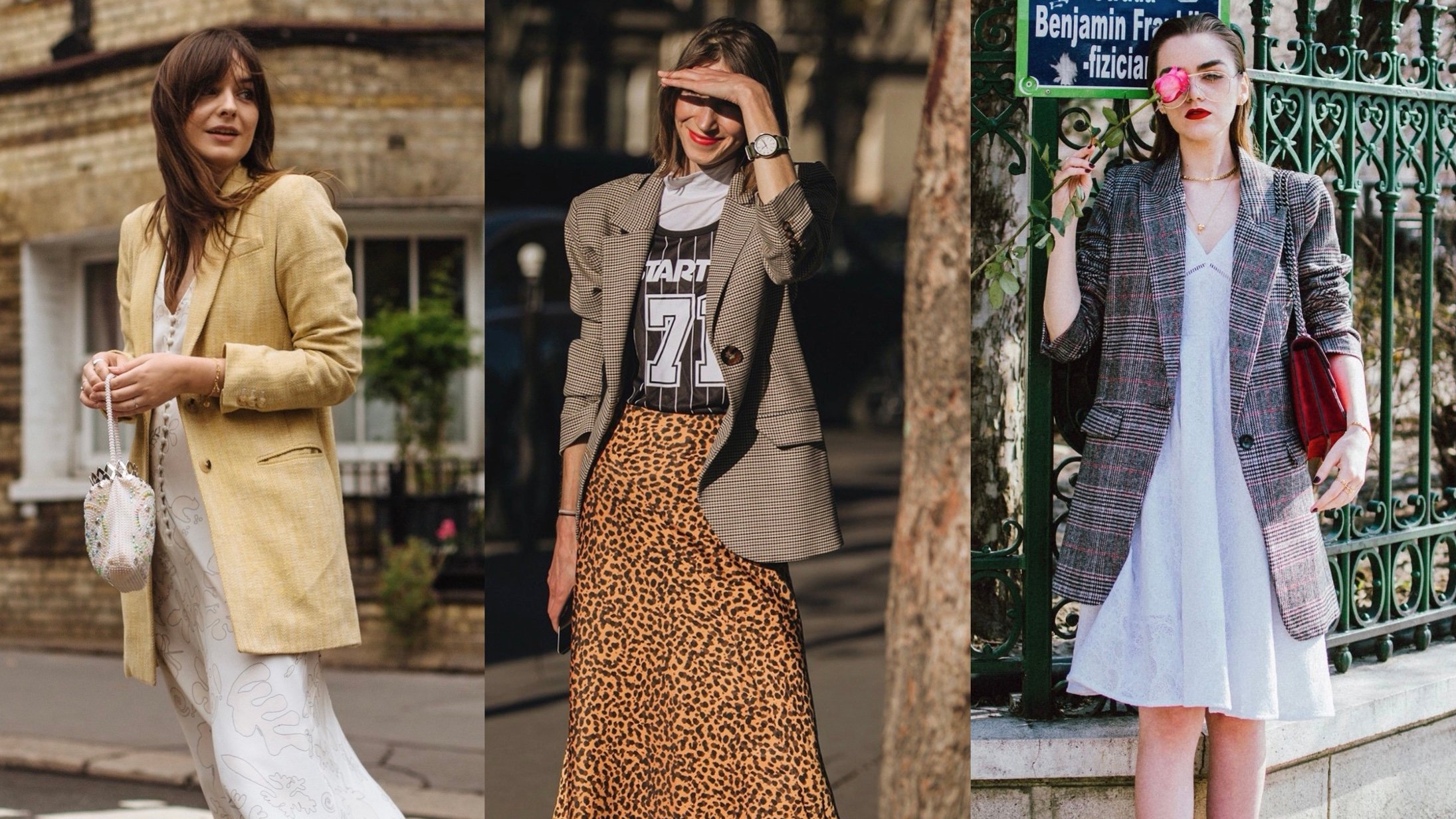 Áo blazer và midi dress: Combo thời trang mùa thu dành cho quý cô công sở