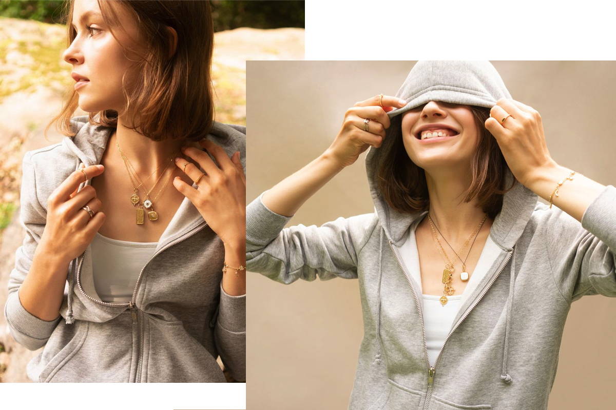 How To Style Jewelry With Sweats | Monica Rich Kosann